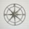 Hello Honey® Metal Compass Wall, Distressed Aqua